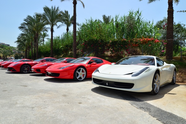Ferrari Lebanon Gathering at Edde Sands